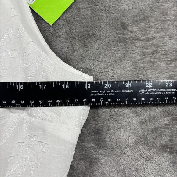 Sam Edelman Women NWT New High-Neck Tie-Back Midi Dress Boho White Size 14 G307 - Picture 6 of 12